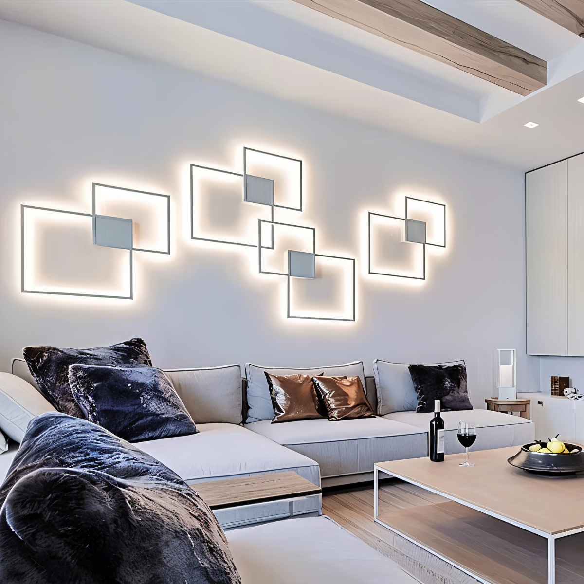 Norvo | Moderne LED Vegglampe for Stue og Soverom