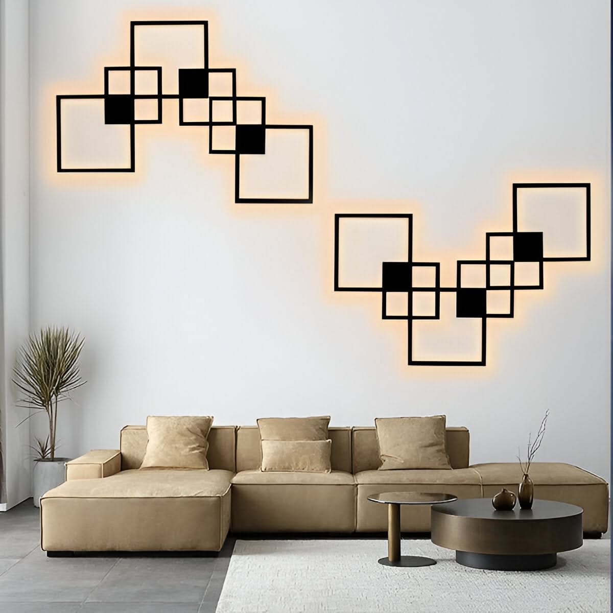 Norvo | Moderne LED Vegglampe for Stue og Soverom
