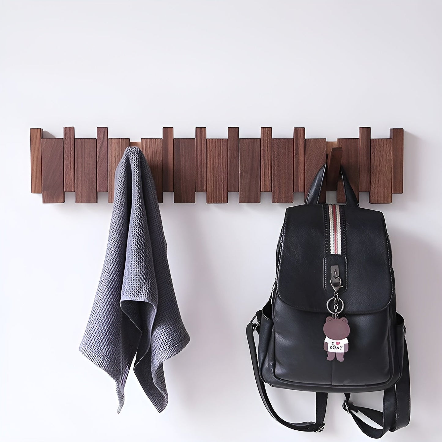Norvo | RetroHooks - Tre piano vegghylle med magnetiske kroker