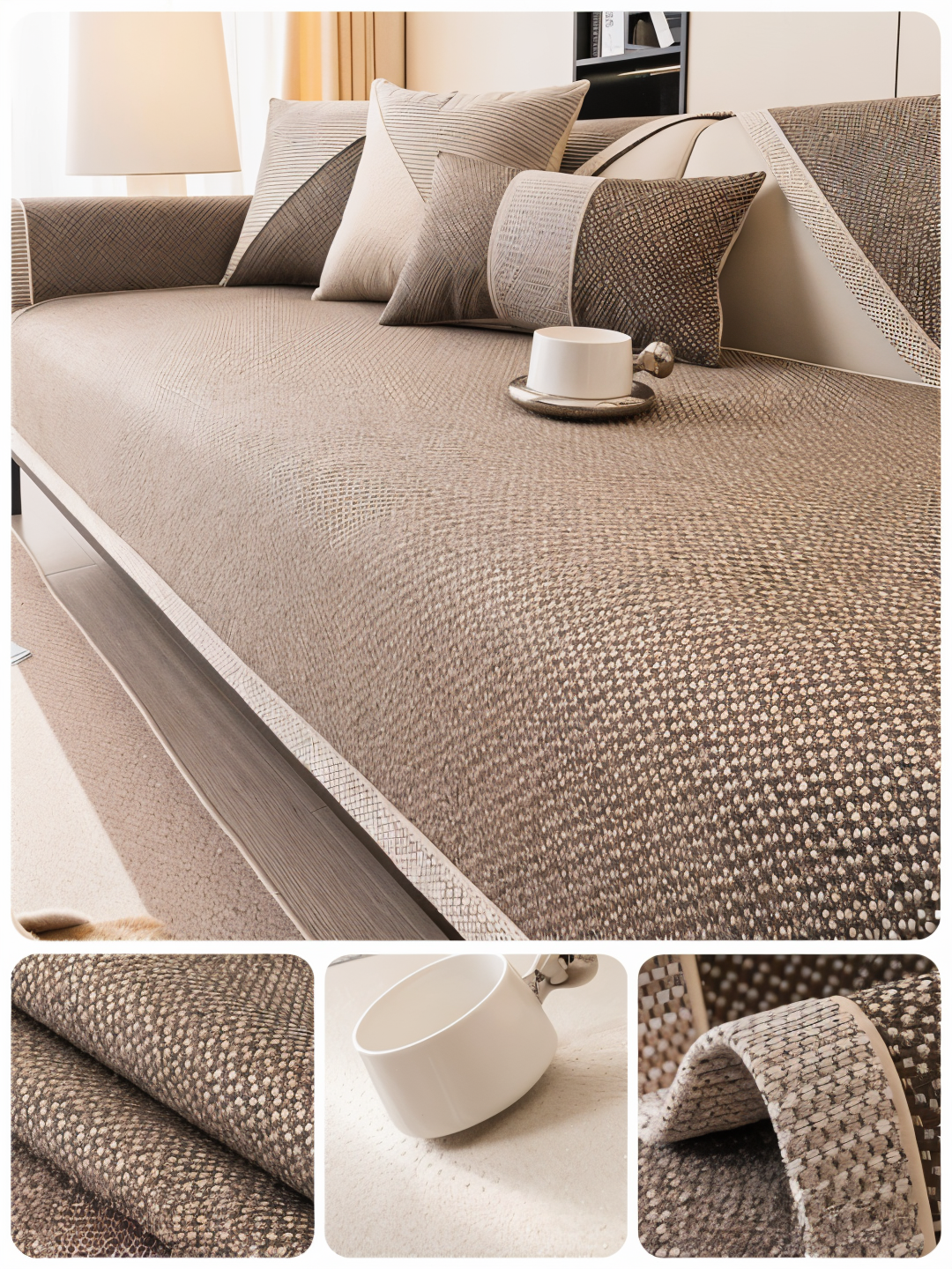 Norvo - Antiskli sofa beskyttelsestrekk for sofa og sofa