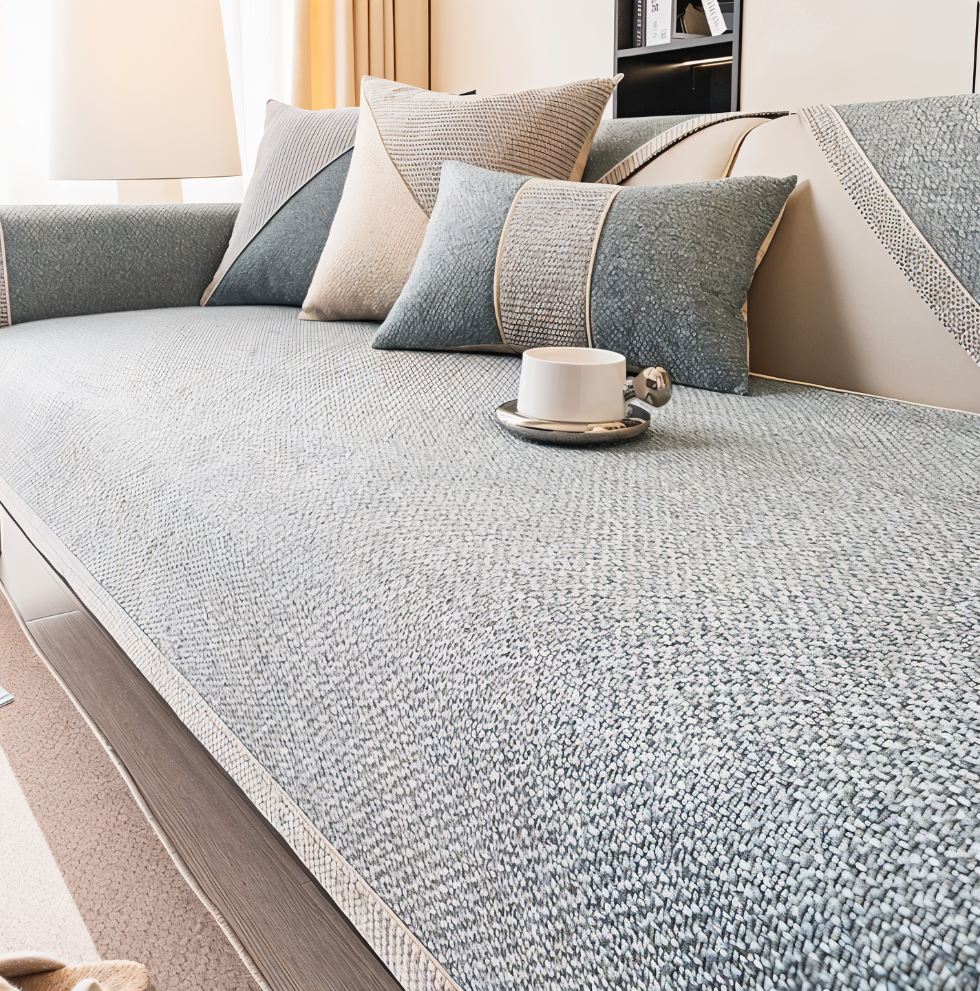 Norvo - Antiskli sofa beskyttelsestrekk for sofa og sofa