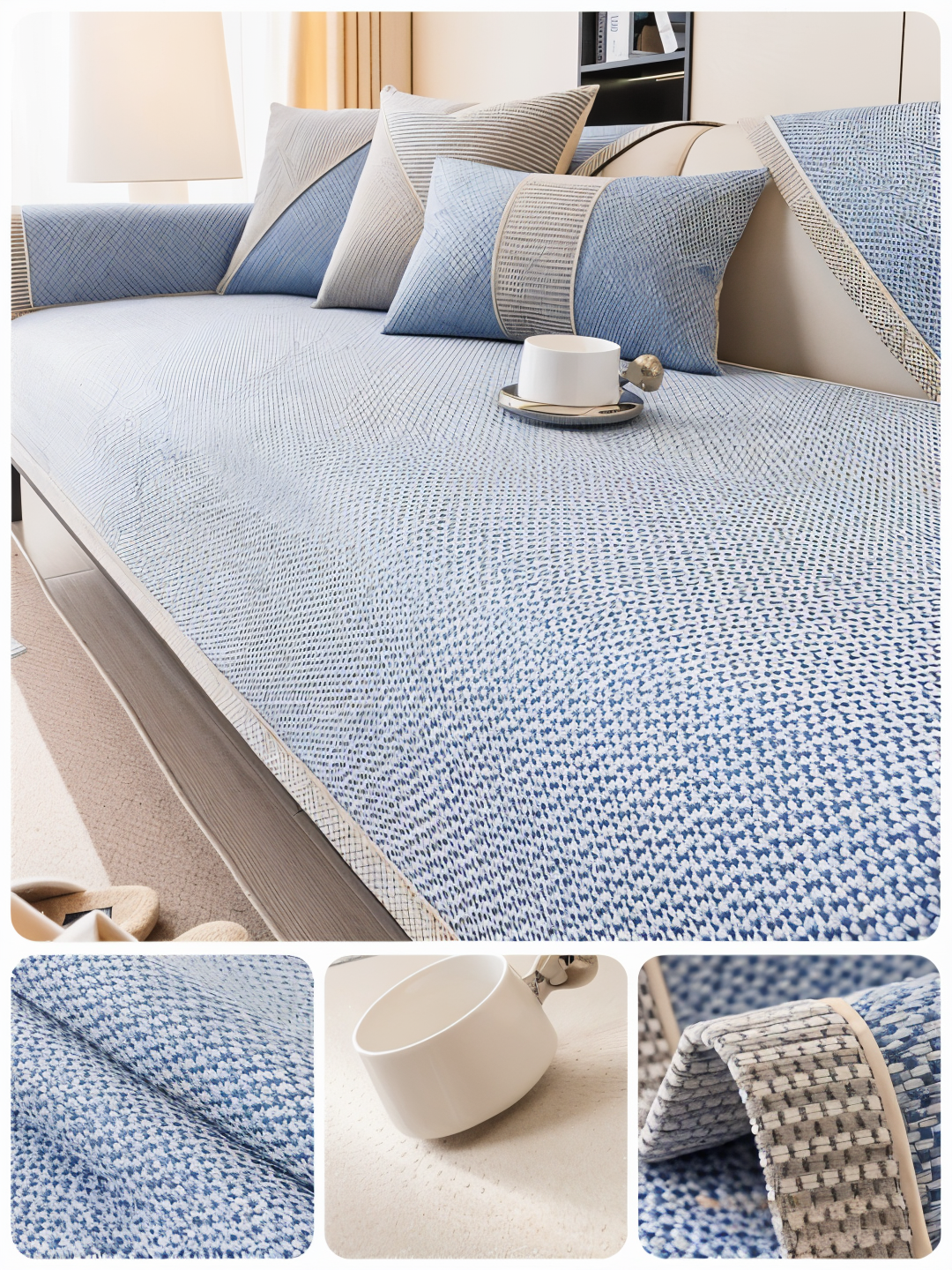Norvo - Antiskli sofa beskyttelsestrekk for sofa og sofa