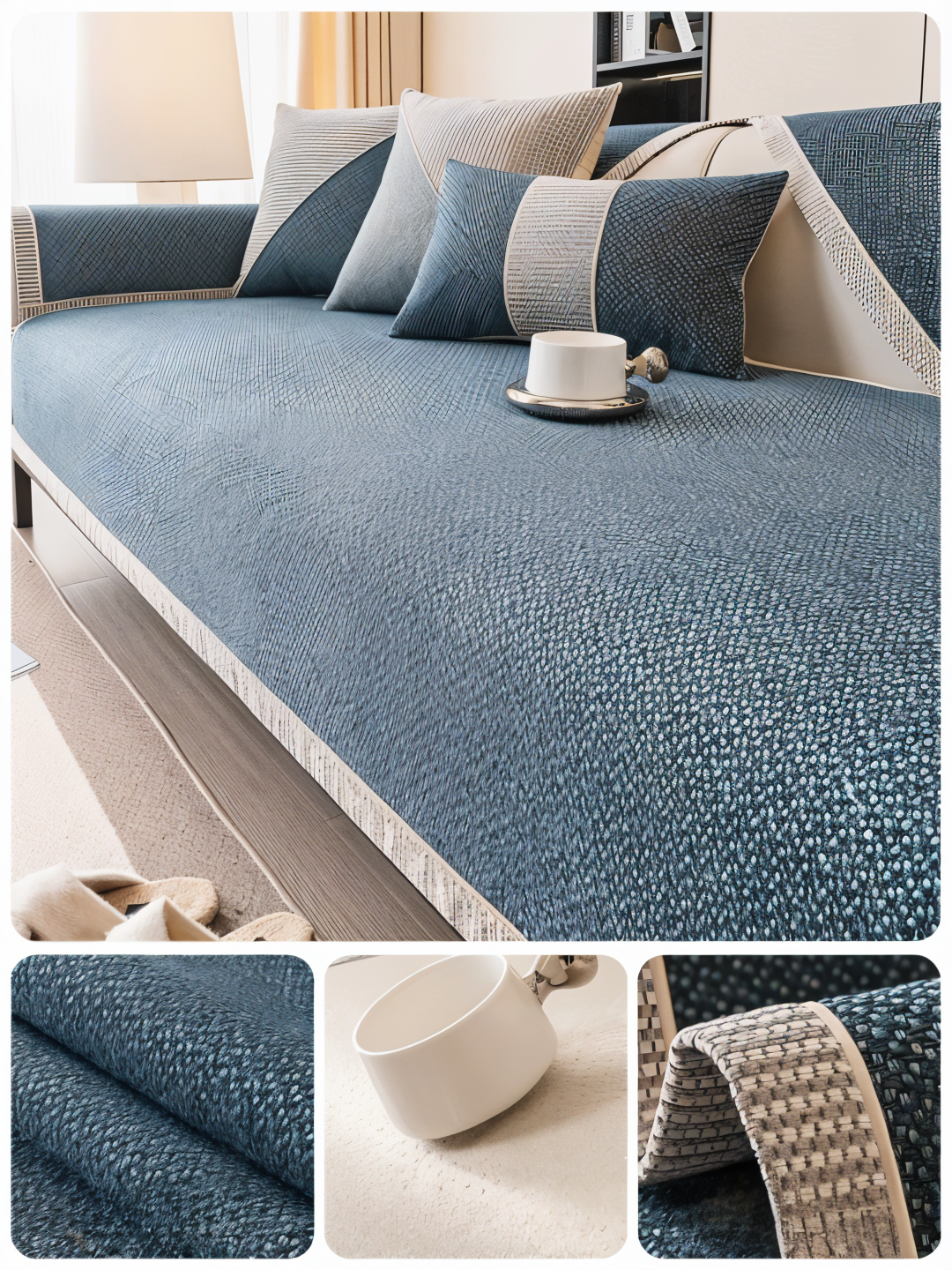 Norvo - Antiskli sofa beskyttelsestrekk for sofa og sofa