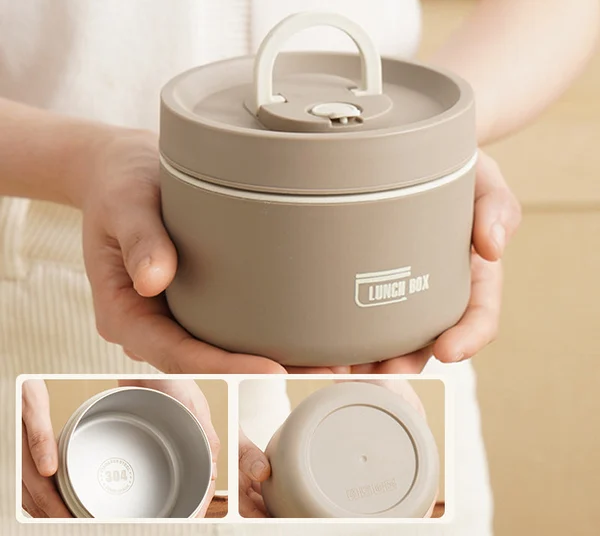 Norvo | HydroPack Vanntett Termisk Lunsjboks – Holder maten fersk og varm i flere timer | Bærbar og lekkasjesikker