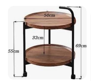 Norvo | Trolley cart / dobbeltsidig sidebord