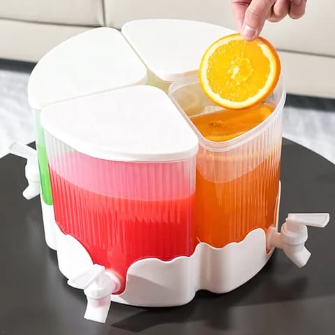 Delt juice-dispenser med stativ SvartNov