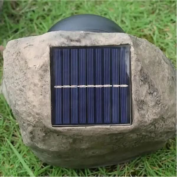 Norvo | Solar Rock Light – LED Hage Stein Lampe