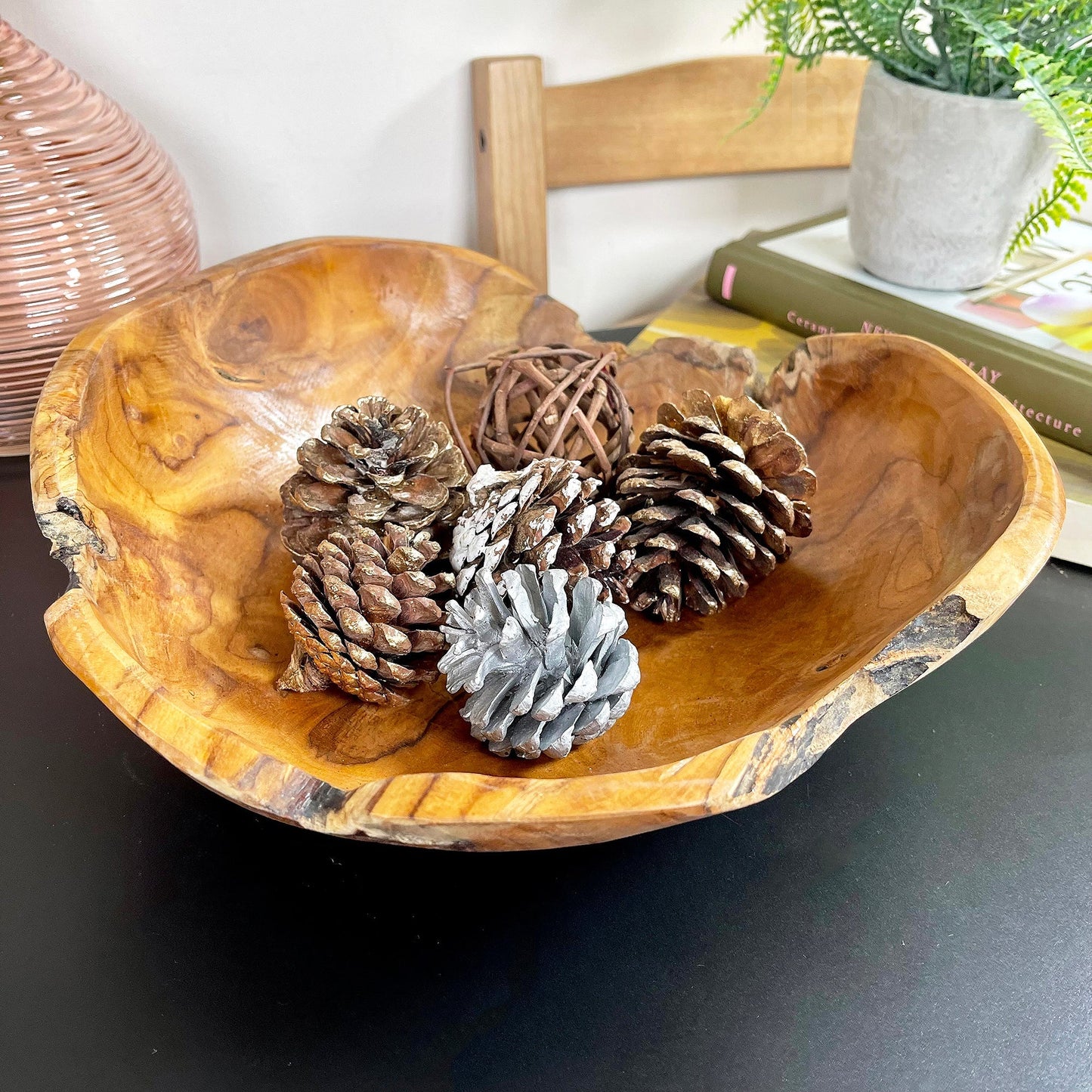 Norvo | Teak Rot Tre Dekorativ Skål 30cm