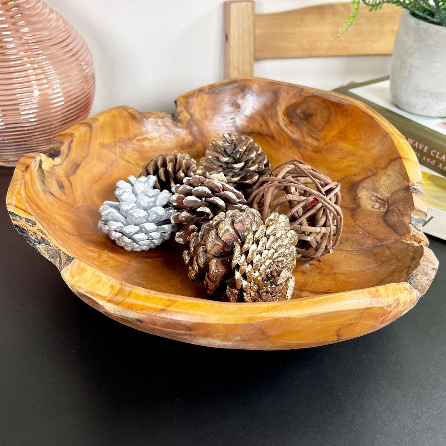 Norvo | Teak Rot Tre Dekorativ Skål 30cm