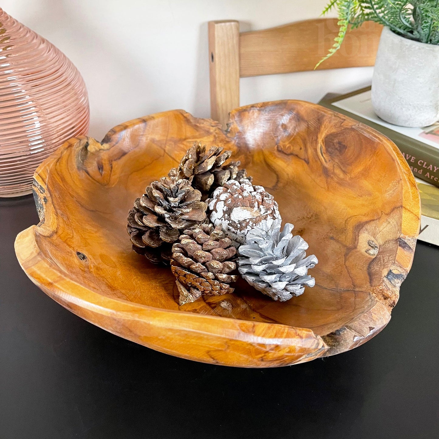 Norvo | Teak Rot Tre Dekorativ Skål 30cm