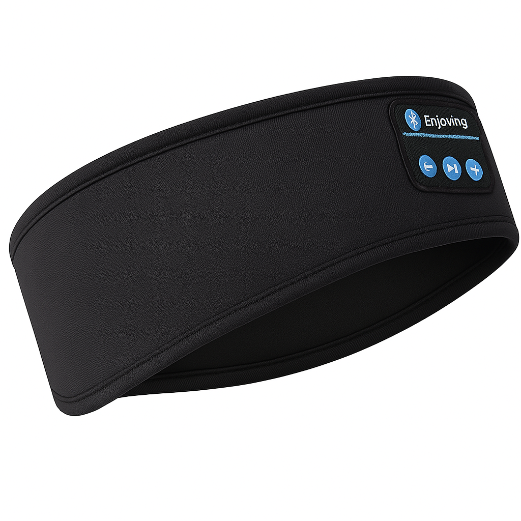 Norvo | Bluetooth Søvn Hodetelefoner Myk Stoff Hodebånd