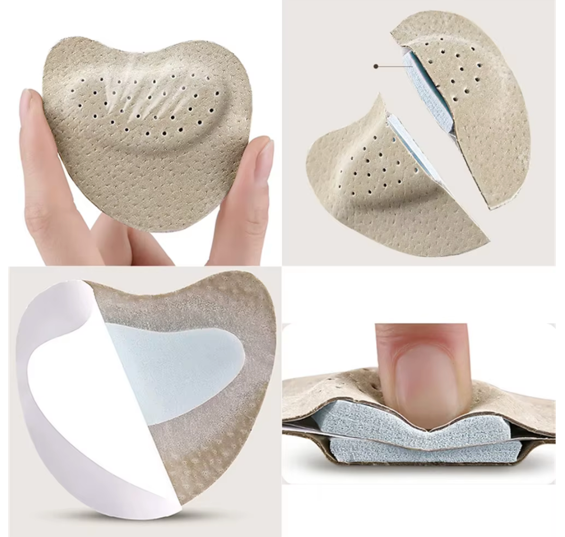 Norvo | Antiskli fotputer for sandaler – Smertelindring for kvinner