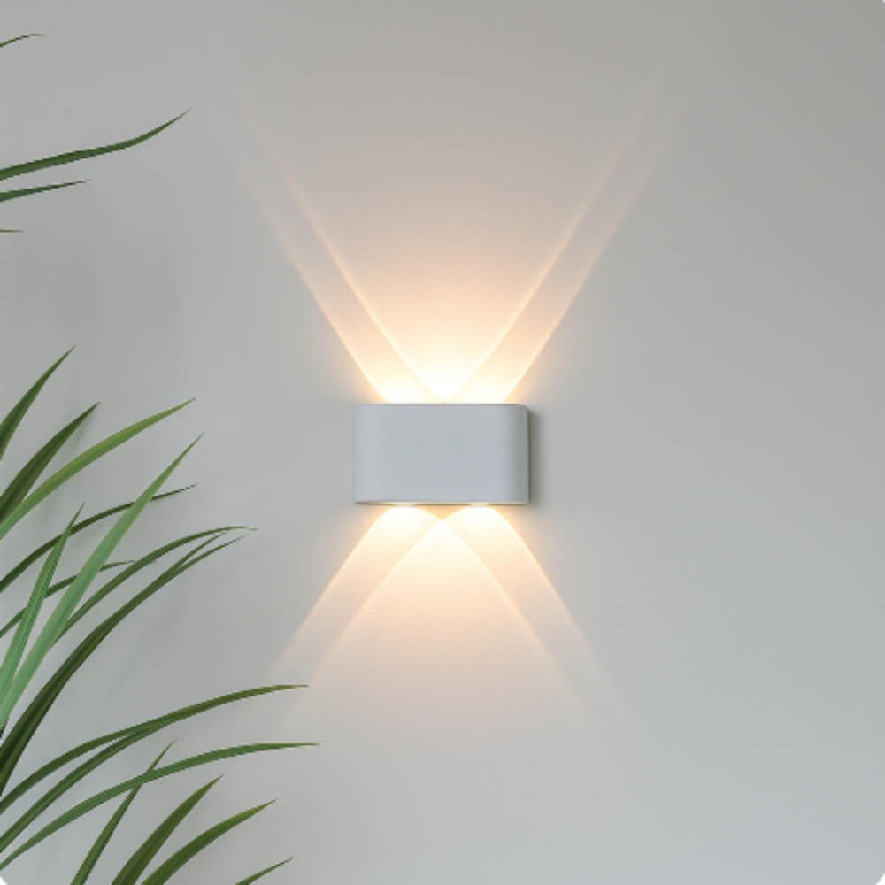 Norvo | Moderne Innendørs Utendørs Vegglampe – Minimalistisk LED Armatur