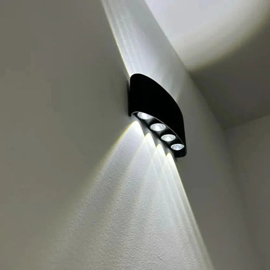 Norvo | Moderne Innendørs Utendørs Vegglampe – Minimalistisk LED Armatur