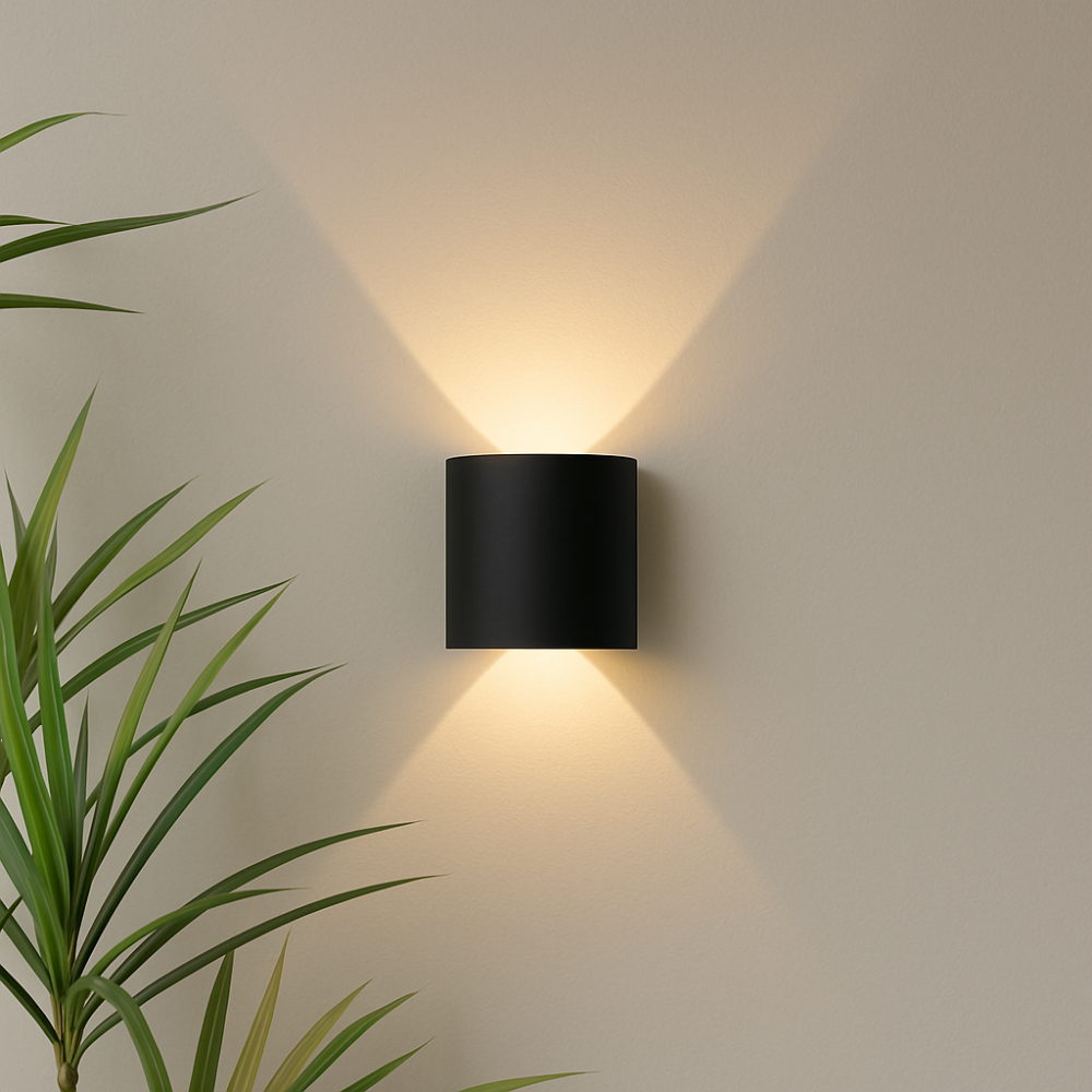 Norvo | Moderne Innendørs Utendørs Vegglampe – Minimalistisk LED Armatur