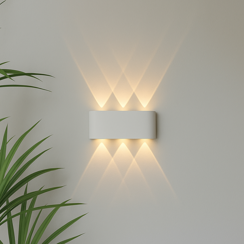 Norvo | Moderne Innendørs Utendørs Vegglampe – Minimalistisk LED Armatur