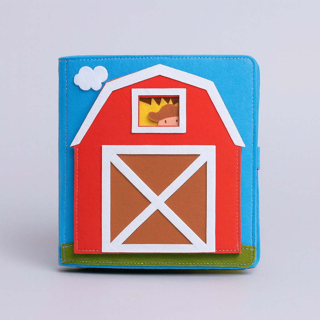 Norvo | Stille Bok Sensorisk Stoffleketøy Montessori Læring