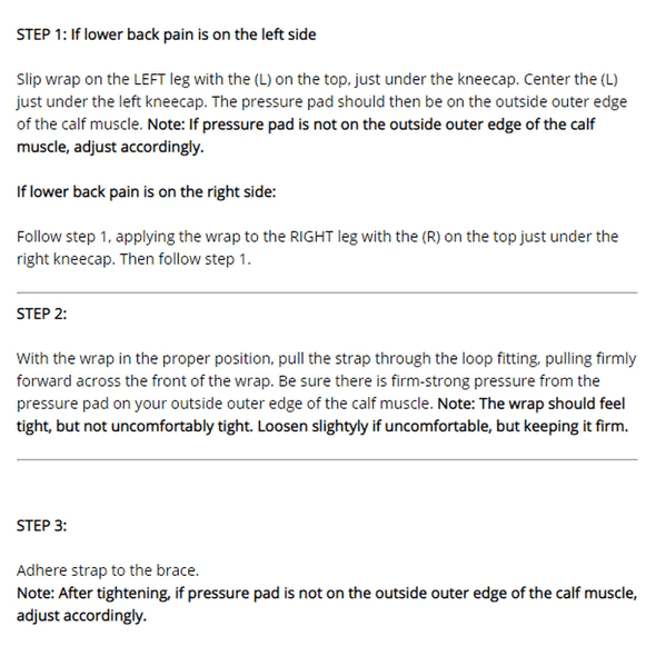 Norvo | Bandasje for Isjiasstøtte og Smertelindring