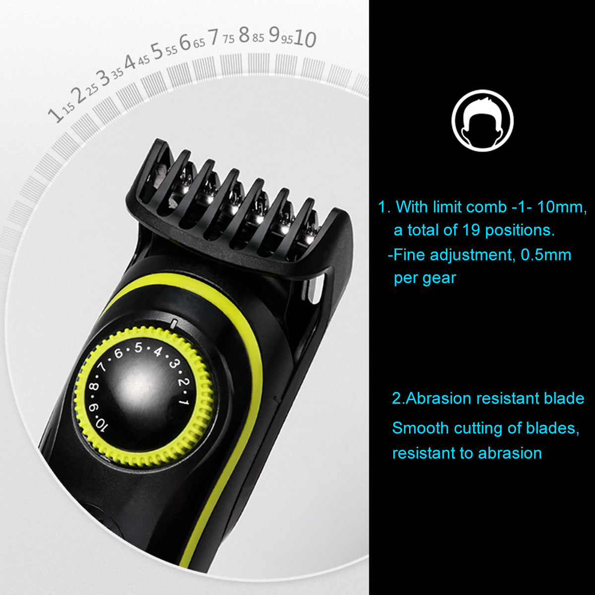 Norvo | Trimmer Barbersaks Sladdløs