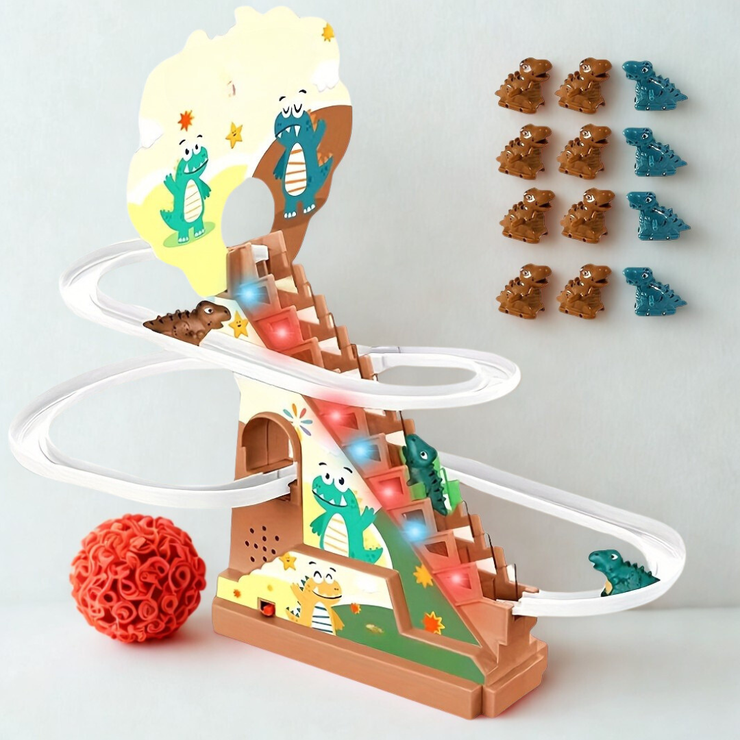 Norvo | Barn Dinosaur Spor Rutsjebane Musikk Leketøy