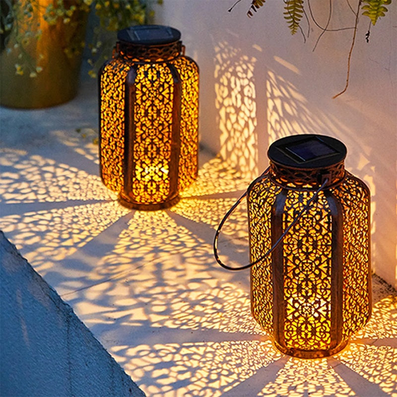Norvo | Solar Retro LED Hengende Lantern