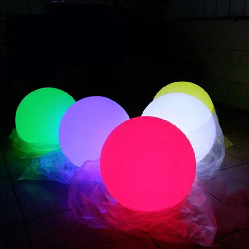 Norvo | LED Ball Lampe - Donn - Oppladbar - Vanntett - For innendørs og utendørs