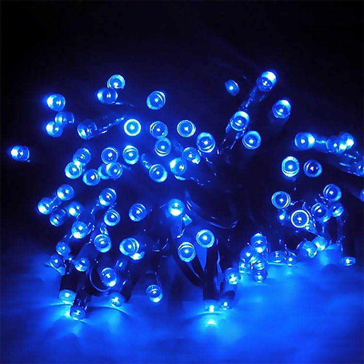 Norvo | 200 LEDs Utendørs Vanntett Julefestival Dekorasjon Sollamper Lyslenker, Lengde: 22m (Blå)
