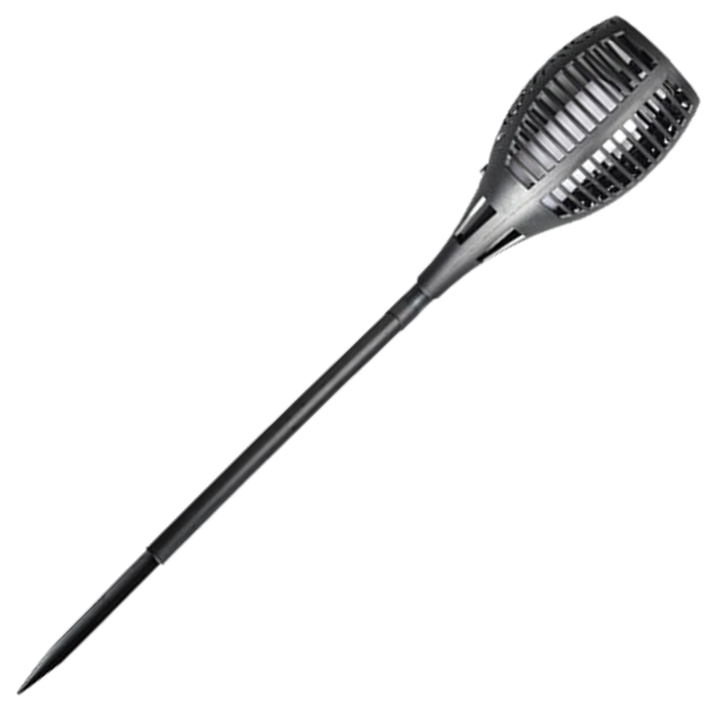 LED solcelle fakkel med flimrende flamme