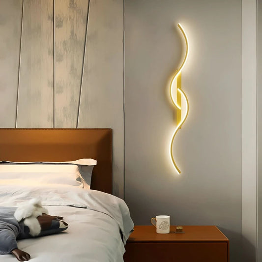 Norvo | Moderne buet LED vegglampe for atmosfærisk belysning