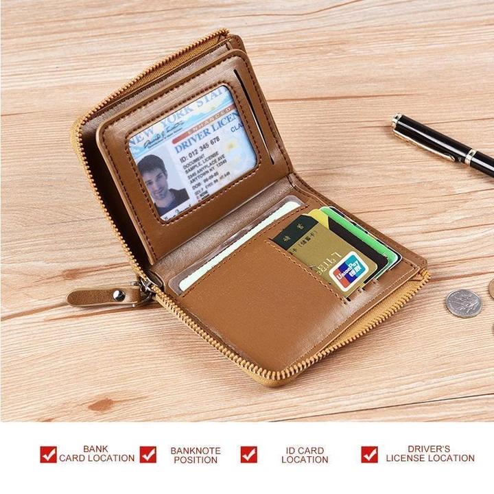RFID-blokkerende lommebok for menn