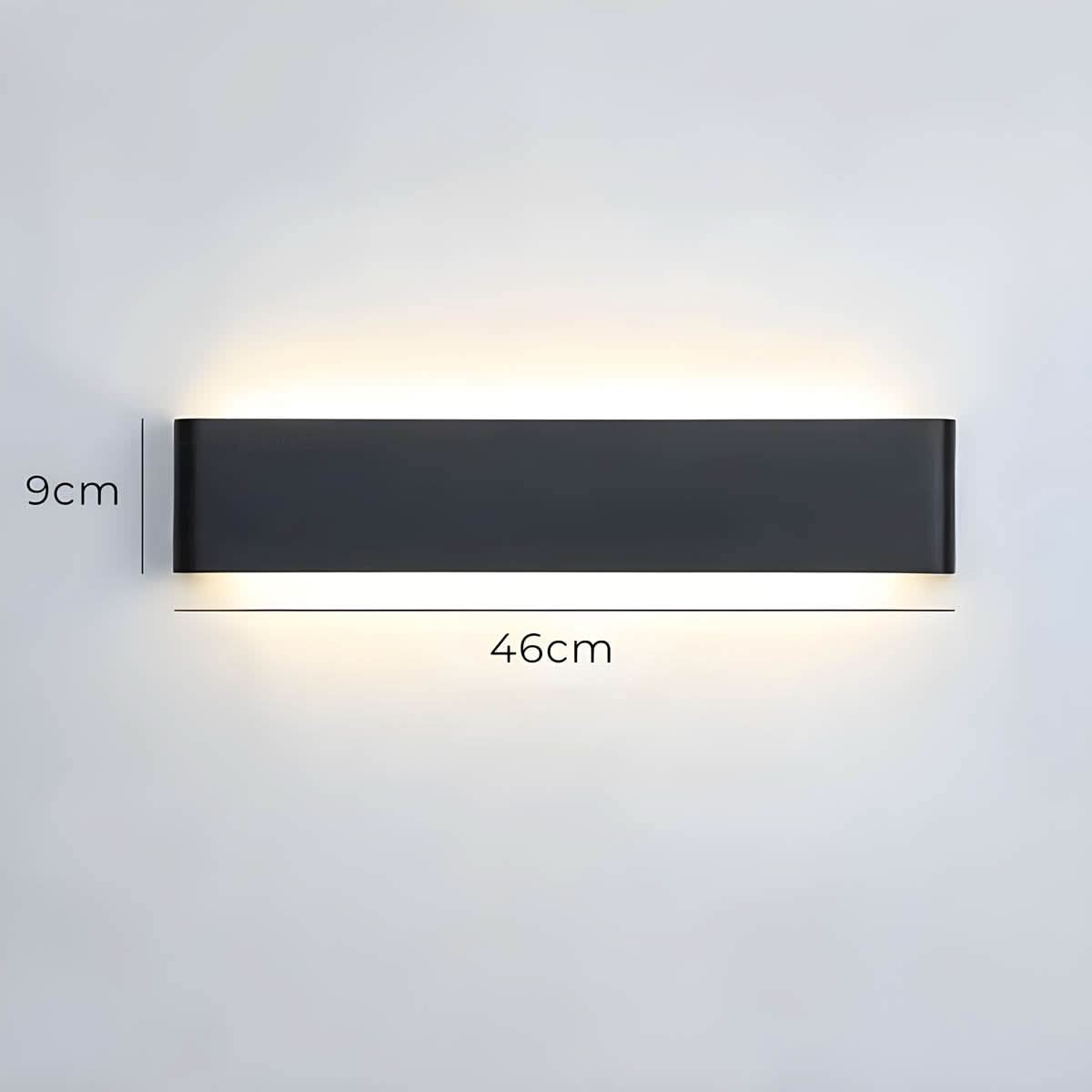 Norvo | Moderne LED Vegglampe – Elegant Aluminium & Glass Design