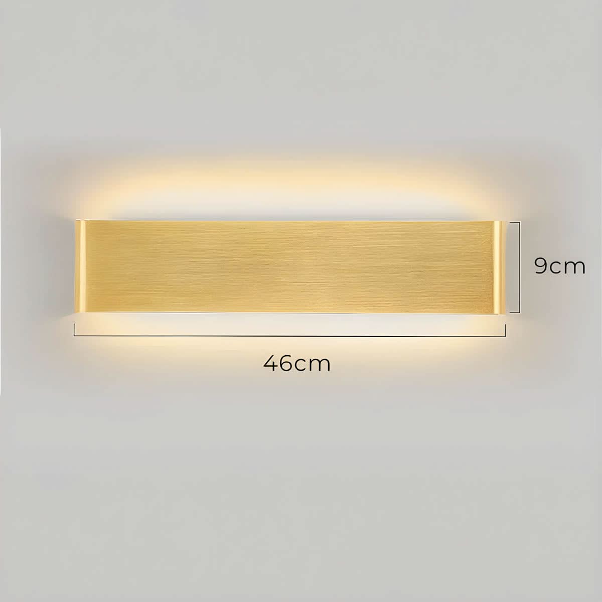 Norvo | Moderne LED Vegglampe – Elegant Aluminium & Glass Design