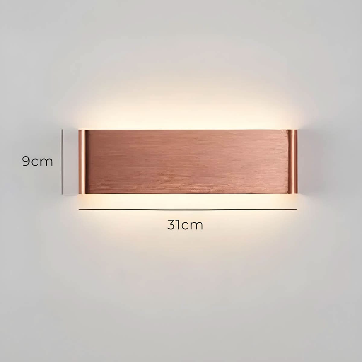 Norvo | Moderne LED Vegglampe – Elegant Aluminium & Glass Design
