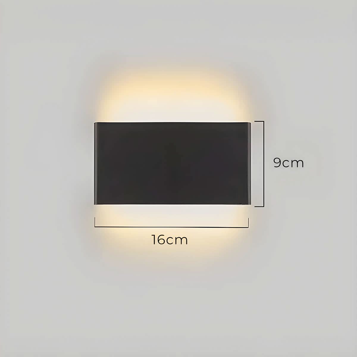 Norvo | Moderne LED Vegglampe – Elegant Aluminium & Glass Design