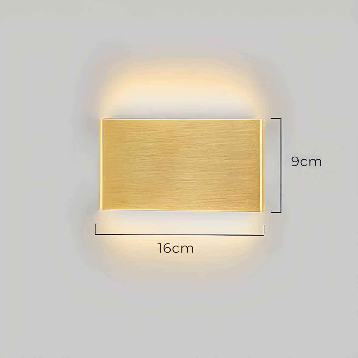 Norvo | Moderne LED Vegglampe – Elegant Aluminium & Glass Design