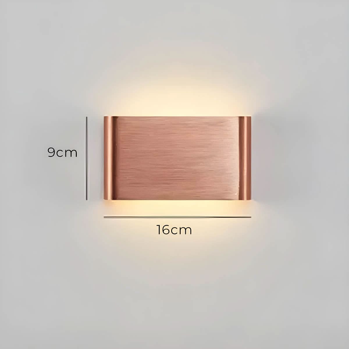 Norvo | Moderne LED Vegglampe – Elegant Aluminium & Glass Design