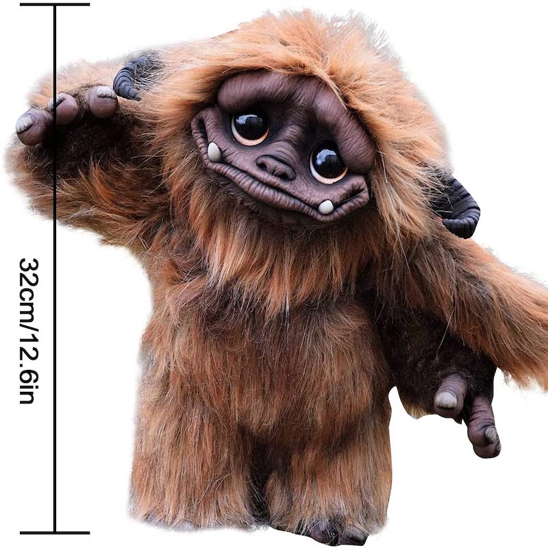 Norvo | Labyrint Plush Doll Maze Worm Rødt Hår Stor Mund Monster Dyr Plush Doll Leketøy Søtt Morsomt Gave Plush Doll Hjem Decor