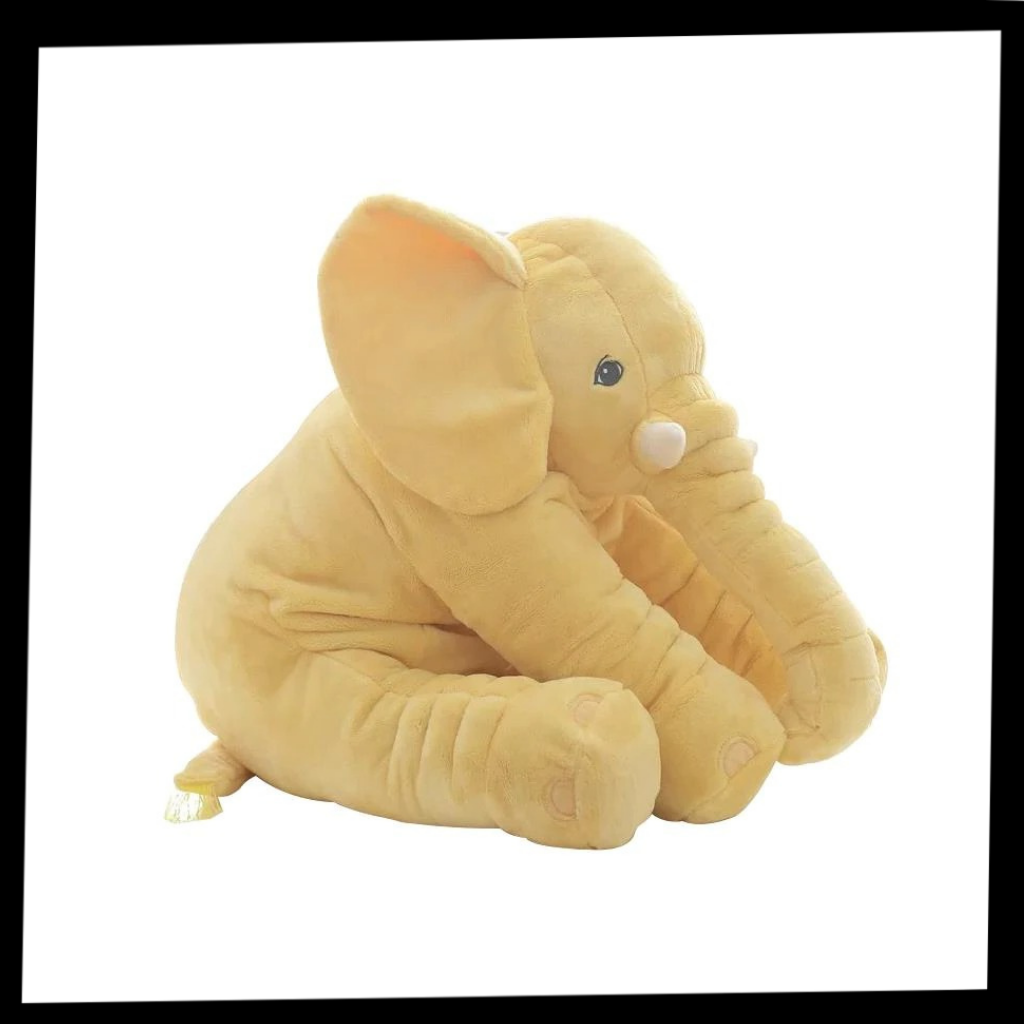 Stor baby elefant plysj pute