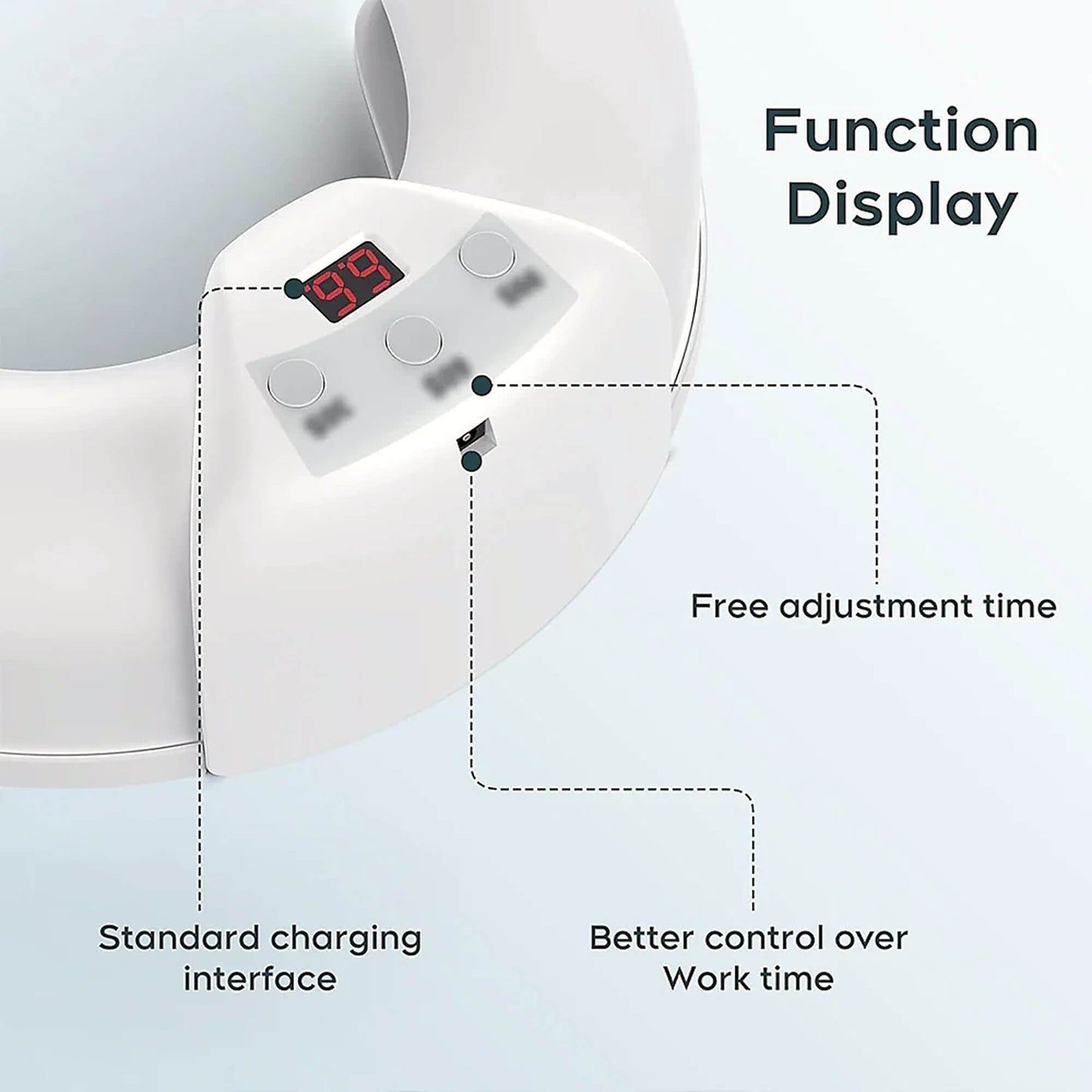 Norvo | Laser Soppfjerning av Negler Enhet | Avansert Hjemmebehandling med Rødt & Blått Lys for Sunne Negler