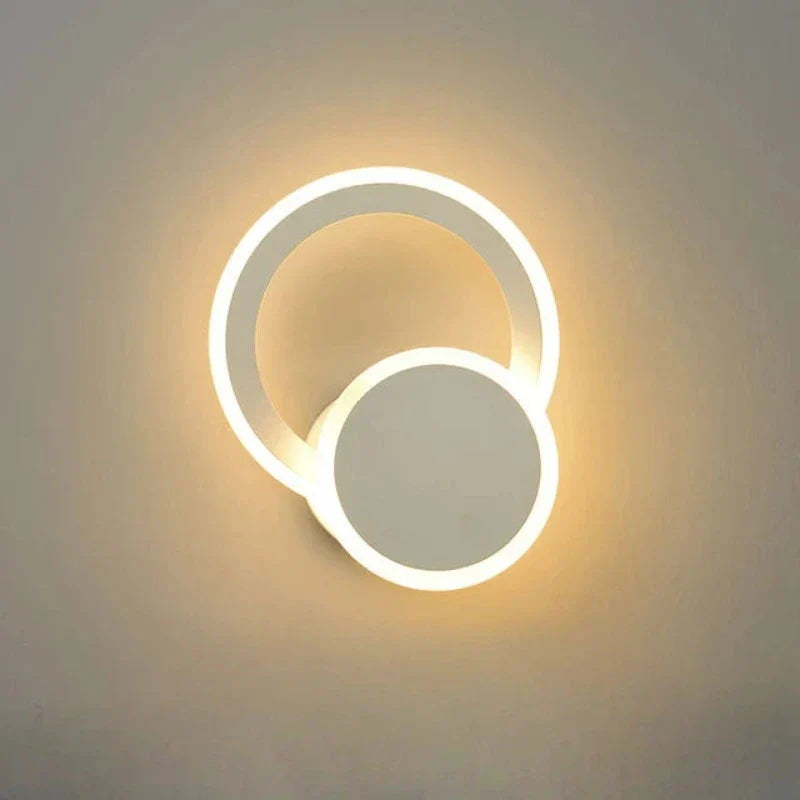 Norvo | Moderne hjerteformet vegglampe med LED-belysning – Romantisk vegglampe for soverom og stue