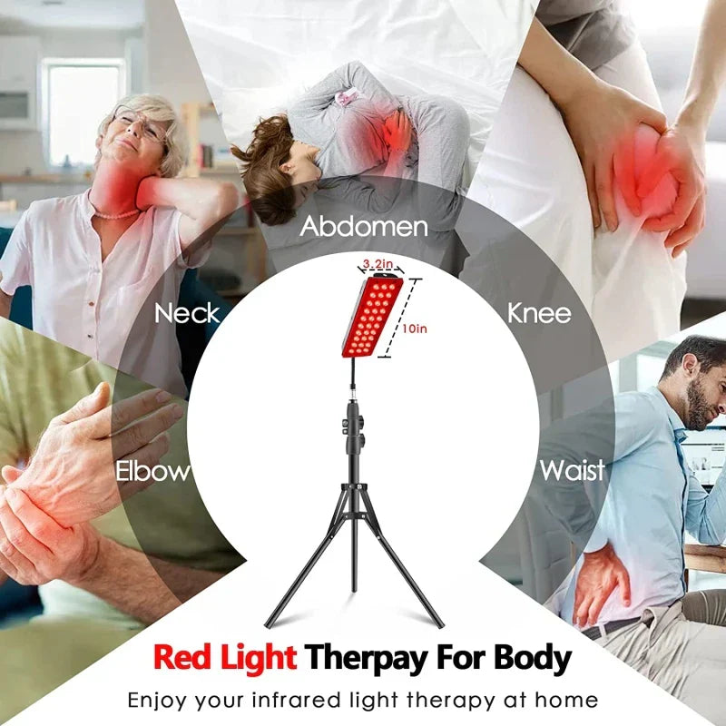 GlowWave | Rødt Lysterapi Panel | Dyp Healing | Belyser Smerte og Stress