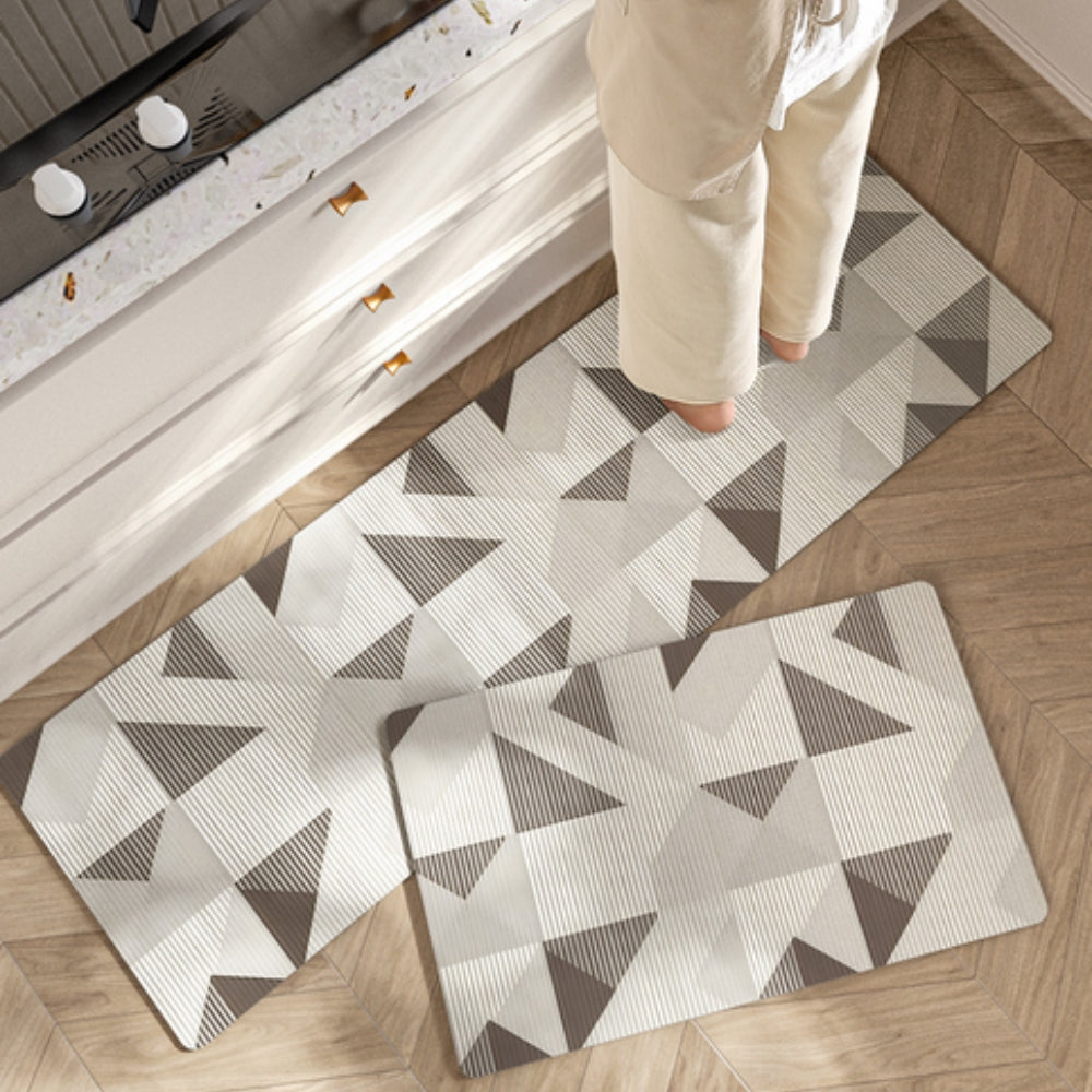 Norvo | Lush Floral Striped Kjøkkenmatte