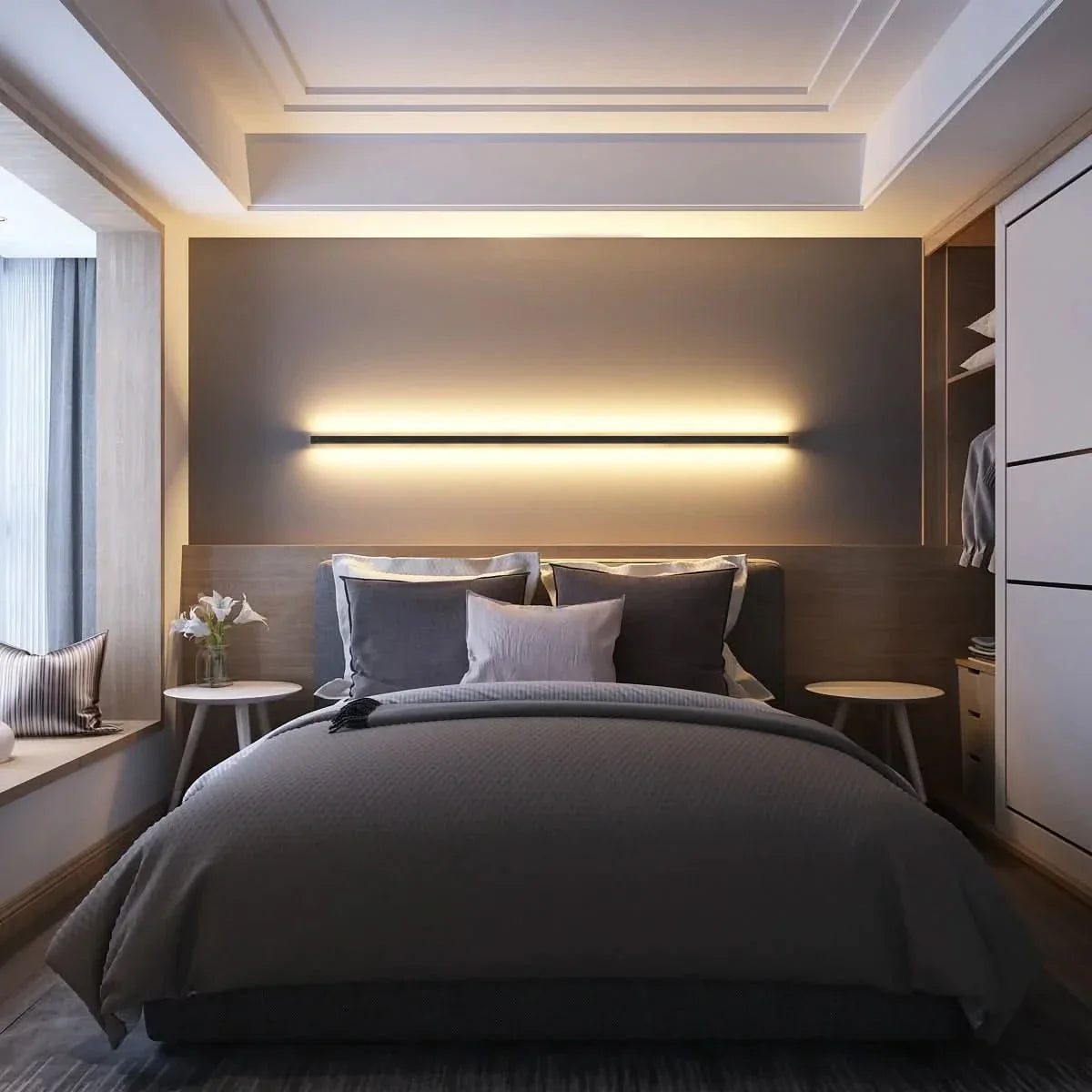 Norvo | Moderne LED Vegglampe med Dimmbar Alternativer