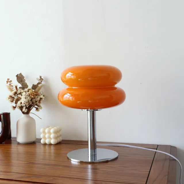Macaron Glass Table Lamp – Moderne Stemningslys for Innendørsområder