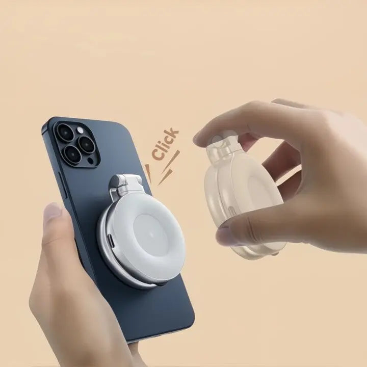 Norvo | LumiClip Bærbar Selfie Ring Lys med Klemme – Magnetisk og Oppladbar