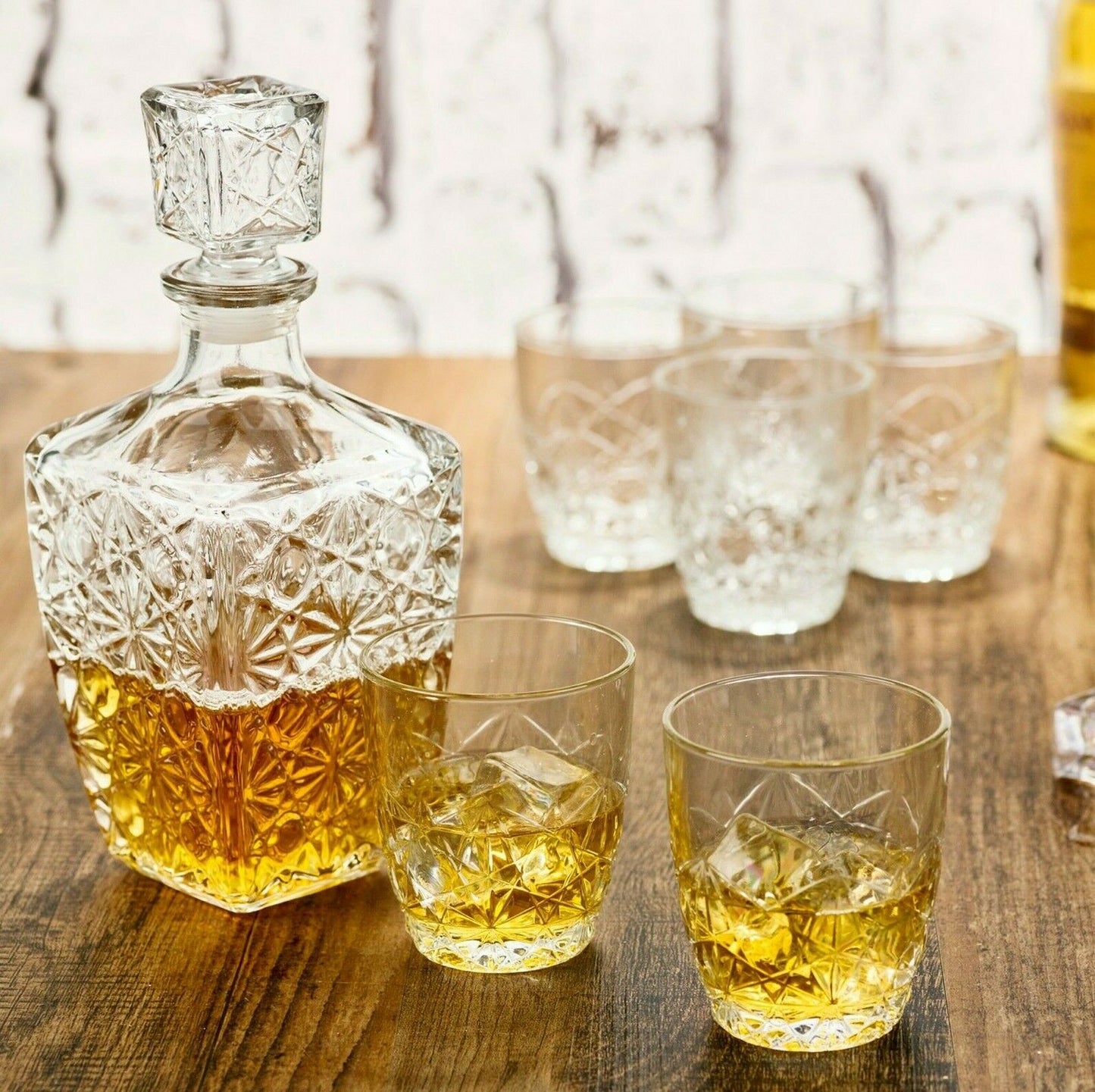 Norvo | Luksus whiskey karaffel med elegante glass