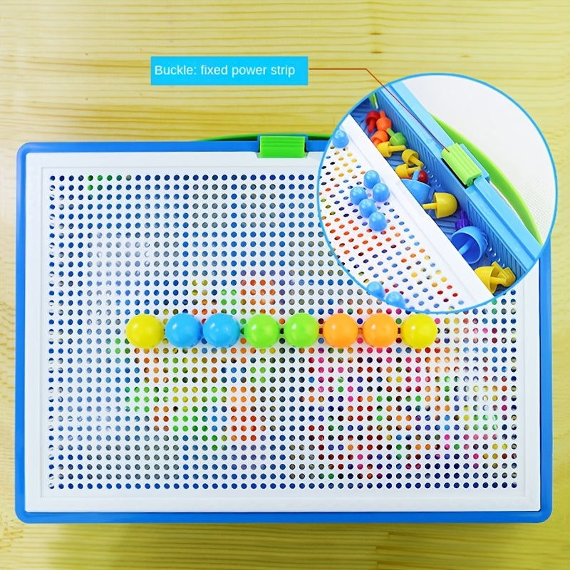 Norvo | Stable & Lær | Montessori Byggekloss Puslespillsett med 296 Fargerike Biter for Barn fra 3 Års Alder