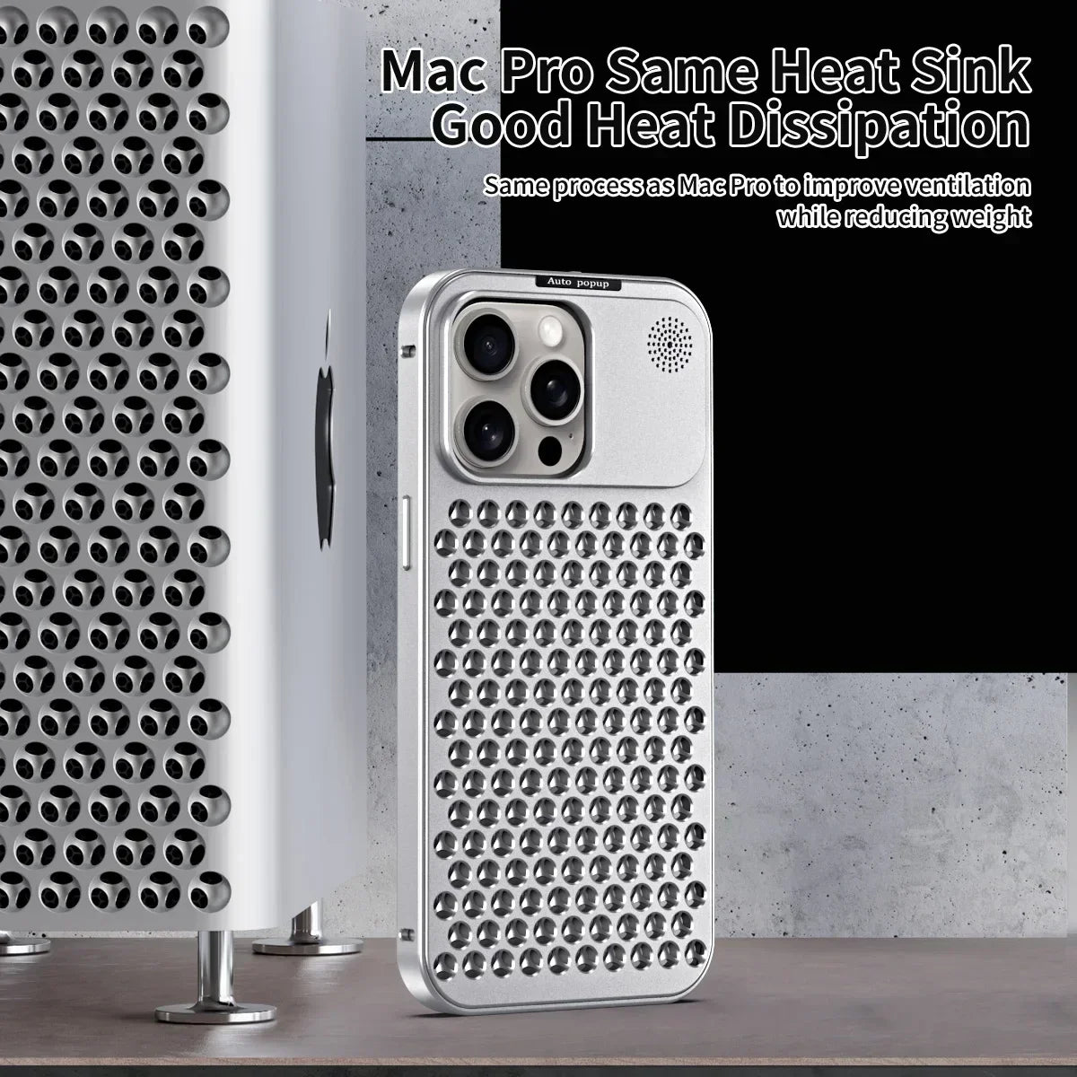 Norvo | Pustende Parfyme Aluminiumlegering Varmeavledning Telefondeksel For iPhone 12 13 14 15 Pro Max Plus Avtakbart Deksel