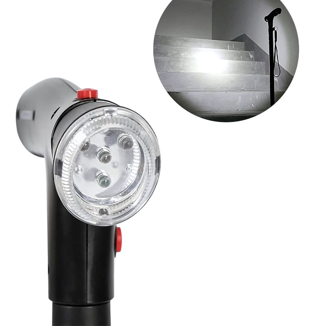 Norvo | Sammenleggbar stokk | Lett, teleskopisk og sammenleggbar gangstav for seniorer og reisende