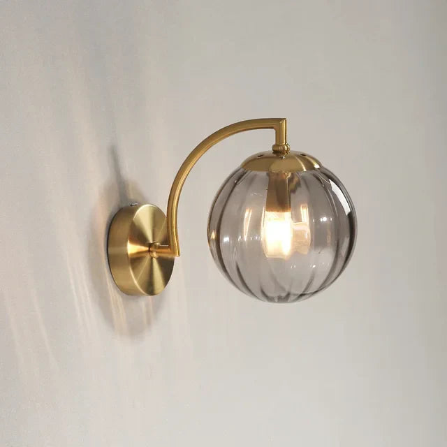 Moderne Glass Vegglampe - Stilig Veggbelysning Laget av Glass for Stue og Gang